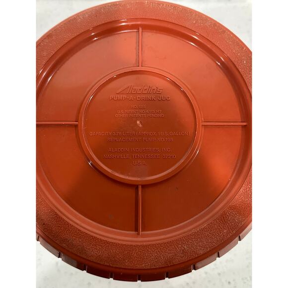 Vintage Aladdin Pump-A-Drink 1 Gallon Insulated Drink Dispenser Brown No. 585 - Picture 6 of 6
